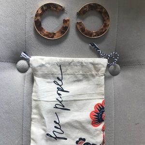 Free people hoop earrings